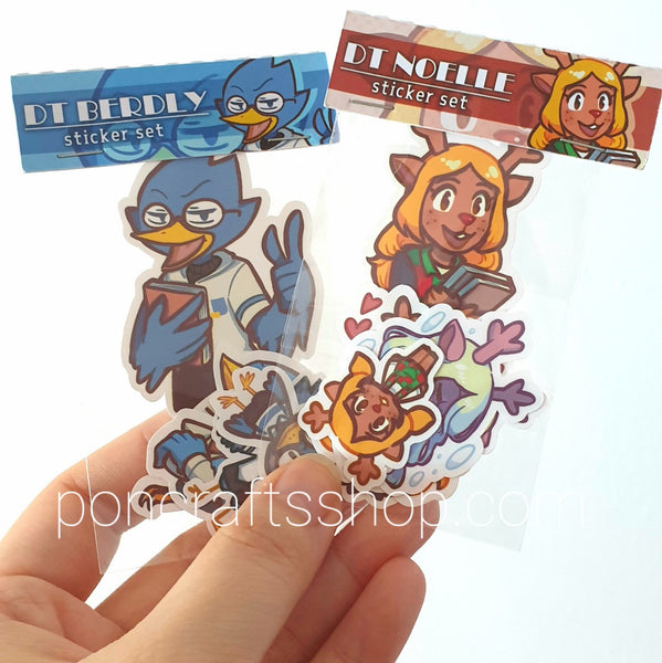 DT Berdly and Noelle Matte sticker set